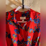J.Crew  Red Floral Women's Dress Photo 3