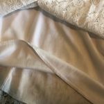 Amber Blue  white lace dress in size L gold zipper in back. New Photo 7