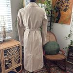 Avec Les Filles Beige Button Up Belted Trench Coat Photo 1