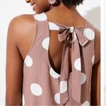 Loft NEW  Polka Dot Tie Back Swing Dress Size Medium Tall Photo 1