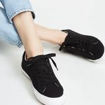 Madewell NEW Sidewalk Low Top Canvas Sneaker Black 8.5 Cloudlift Photo 1