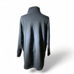 Athleta  Cozy Karma Mock Neck Dress Black Long Sleeve Bateau Neck Pockets Size L Photo 2