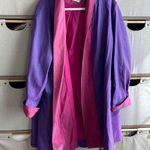 80s forecaster windbreaker long open jacket Purple Size 14 Photo 0
