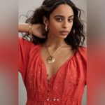 Anthropologie Embroidered V-neck Maxi Dress, like half peregrine half Somerset Photo 1