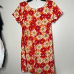 American Vintage vintage Y2K 2000s retro Daisy Orange and pink floral mini dress mini large Photo 3