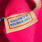 Dooney & Bourke  Nylon Shopper Tote Purse Leather Strap Shoulder Bag Baby Blue Photo 8