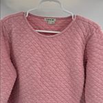 Orvis  Pink Quilted pullover sweatshirt top casual outdoor winter L fall Photo 5