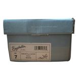 Seychelles  Sz 7 Banks Gold Open Toe Kitten Heel Leather Sandal in Metallic Gold Photo 7