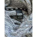Victoria's Secret PINK Victoria Secret Grey Cowl Neck Spell Out Logo Pullover Sweatshirt Size XS Photo 4