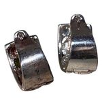 Sterling Silver Authentic Multigem 925  Brilliantly Handcrafted Earrings Huggies Photo 7