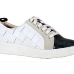 Diba True Yuliana Black White Leather Sneaker Size 8.5 New With Box Photo 0