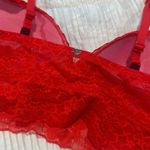 PINK - Victoria's Secret MOVING SALE-VS PINK Red Lace Wired Bra Photo 6
