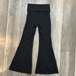 Offline by Aerie Black Foldover Super Flare Leggings Pants Size Small Photo 3