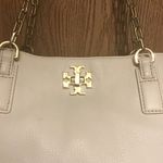 Tory Burch CREAM TURNLOCK LARGE TOTE WITH DOUBLE CHAIN HANDLES Photo 2