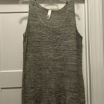 Green Brown Tight Knit Sweater Tank top Sleeveless Top Plus Size 1X Lightweight Photo 0