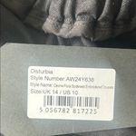 Disturbia Cleome Spiderweb Embroidered GothicTrousers Size 10 NWT Black Photo 9