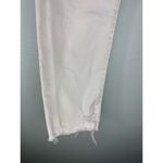 AGOLDE White Skinny Jeans Raw Hem Women's Size 26 Premium Denim Stretch Photo 3