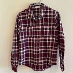 Full Tilt  Maroon Flannel Button Up Top Photo 0