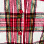 Hanna Andersson Womens Holiday Flannel Nightshirt Plaid Medium Cotton EUC Red Photo 2