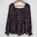 Adyson Parker Long Sleeve Floral Tier Peasant Blouse Purple Size 1XL New w/ Tag! Photo 10