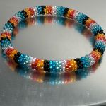 Sashka Blue / Black / Orange Bracelet 8” Photo 1