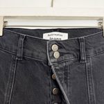 Reformation Denim Charlie High Rise Seamed Button Fly Straight Leg Jeans Erie 24 Photo 4