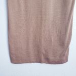 Peruvian Connection  Brown Cotton Knit Long Skirt Photo 1