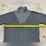 Vera Bradley  Grey Charcoal Floral Sherpa
Teddy Quarterzip Pullover size XL Photo 7