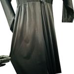 Lily Of France  Rosa Puleo-Szüle Vintage Black Lace Wrap Nightgown Chemise Slip D Photo 3