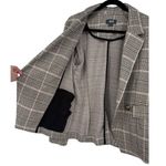 Maeve Anthropologie Collegiate Knit Plaid Blazer Jacket Sz Large Preppy Academia Photo 8