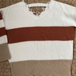 Moon & Madison juniors XS striped sweater White Size undefined Photo 5