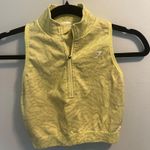 Gymshark Yellow  Quarter Zip Halter Top Photo 0