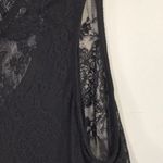 CAbi Black Lace Overlay Tank Date Night Sleeveless Stretchy Tunic Top XS 942 Photo 4