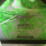 Cutter and Buck Annika Windbreaker Atmosphere Neon Green & White Half Zip Sz M NWT Photo 5