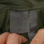 Calia By Carrie Womens 7/8 Athletic Leggings Size M Green Pockets Gym Athleisure Size M Photo 3