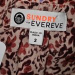 Sundry NWT  For Evereve Dahlia Ditsy Smocked Dress‎ 2 Medium Photo 5