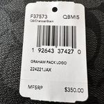 Coach Graham Pack Signature monogram in gunmetal gray black crossbody unisex Photo 7