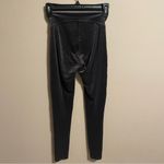 Spanx Velvet Leggings Silver Chrome Gray- Size Small Photo 3