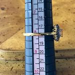 Natural Orange Garnet Sterling Silver Ring Size 8 Photo 7