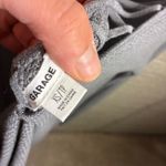 Garage Stone Grey Mix Chandail Lace Back Lace Up Sweater XS Photo 3