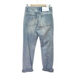 One Teaspoon NWT  Truckers Jeans Size 26 Lace Up Mid Rise Straight Leg Light Wash Photo 3