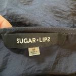 Sugar Lipz Black Lace V Neck Long Sleeve Blouse M Whimsigoth Goth Dark Academia Size M Photo 4