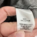 Lulus  Corra Denim Mini Dress S Washed Black Button Front Jean Jumper Square Neck Photo 8