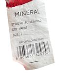 Mineral Hippie Boho Earthy Festival Eclectic Nomad Asymmetrical Midi Tunic Dress Red Size L Photo 6