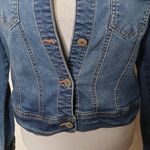 Wax Jean s premium denim crop Jean jacket size large Photo 3