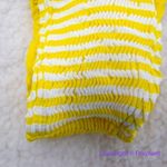 NEW Cleonie X Free People ripple brief striped bikini bottom, one size Yellow Size L Photo 8