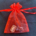 Giant light blue rhinestone earrings Photo 10