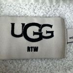 UGG  Asala Hoodie in white with ribbed cuffs and hem size medium Photo 5