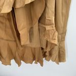 Show Me Your Mumu Dress Extra Small Samantha Ruffle Dress True Gold Bridesmaid Photo 12