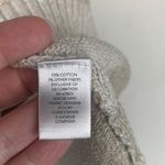 Christopher & Banks  size small Christmas sweater cute stripe tan white granny Photo 7